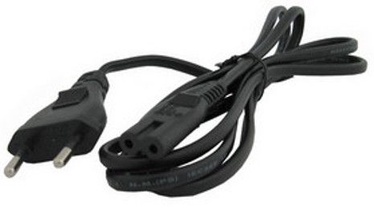 4World Power Cord For NoteBook C8 1.8m Black