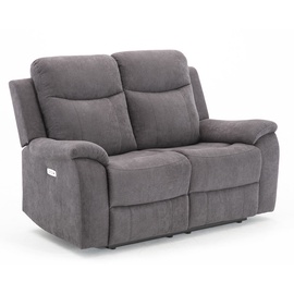 Sofa Home4you Milo 2 Grey, 96 x 155 x 103 cm