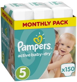 Pampers Active Baby-Dry S5 150