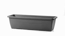 Puķu pods Cassetta Mare 1004080001, brūna, Ø 270 mm, 600 mm, stiprināms