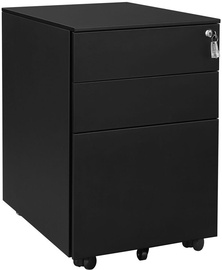 Songmics File Cabinet 39x52x60cm Black