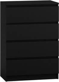 Top E Shop Malwa M4 Chest of 4 Drawers Black