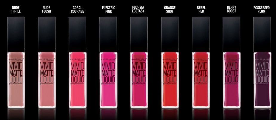 maybelline new york color sensational vivid matte liquid