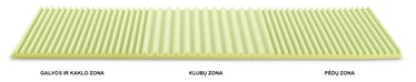VIRSMATRAC. DORMEO ALOE ORTHOCEL 120X200
