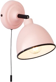 Brilliant Telio 28W E14 Wall Lamp Pink