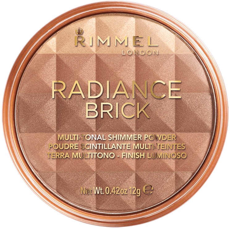 Пудра-бронзатор Rimmel London Radiance Brick Medium, 12 г