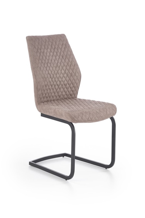 Valgomojo kėdė K272, ruda/smėlio ruda, 57 cm x 45 cm x 94 cm