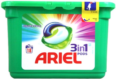 Капсулы для стирки Ariel Color+, 18 шт.