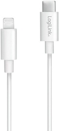 LogiLink Lightning Male to USB-C White
