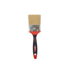 HausHalt Flat Brush RJ3348 Natural Black/Red 64mm
