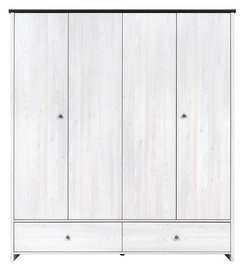 Black Red White Porto With Extra Shelves Larch Sibu/Pine Larico