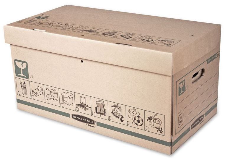 Kaanega hoiukarp Fellowes, pruun, 31.2 x 62.8 x 33.8 cm