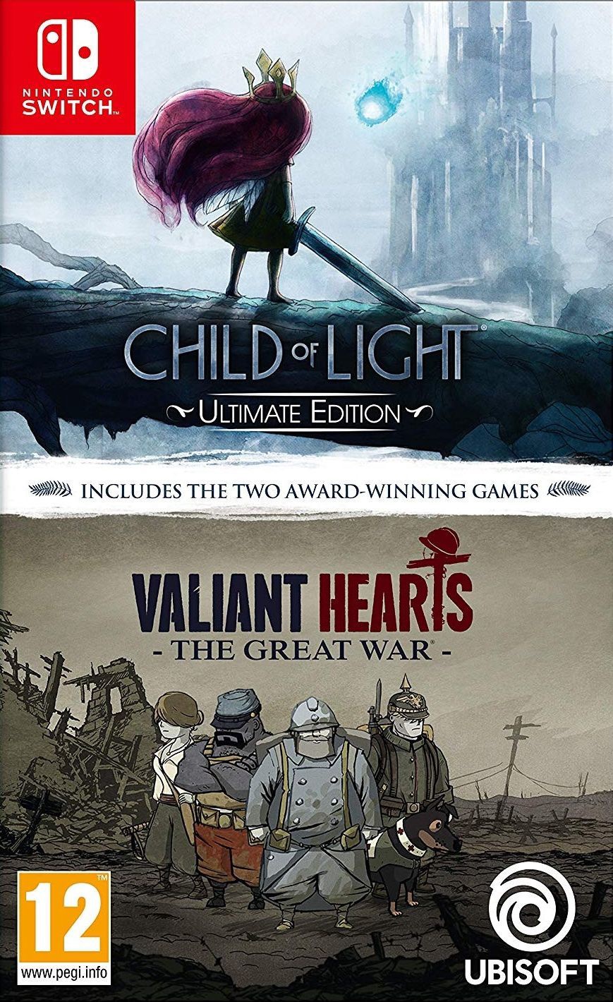 Игра Nintendo Switch Ubisoft Child of Light and Valiant Hearts: The Great  War Double Pack - 1a.lt