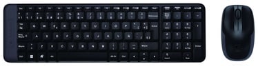Klaviatūra Logitech MK220 EN/RU, melna, bezvadu