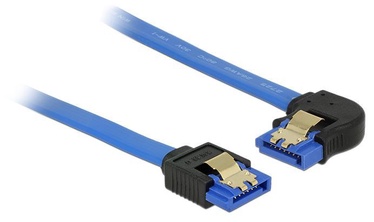 Delock Cable SATA / SATA 0.7m Blue