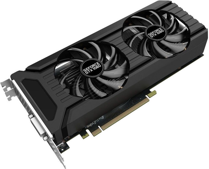 Видеокарта Palit GeForce GTX 1060 Dual NE51060015J9D, 6 ГБ, GDDR5