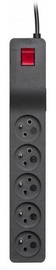 Lestar Surge Protector 5 Outlet Black 1m