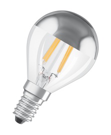 Spuldze Osram LED, P45, silti balta, E14, 4 W, 350 lm