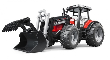 Žaislinis traktorius Bruder Massey Fergusson, su šakėmis 02042