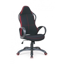 Kontoritool Helix 2, must/punane