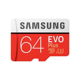Mälukaart 64GB EVO+ SAMSUNG MB-MC64GA/EU R100/W60