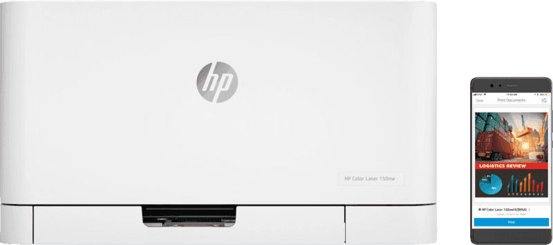 Lazerinis spausdintuvas HP Color Laser 150a, spalvotas - Senukai.lt