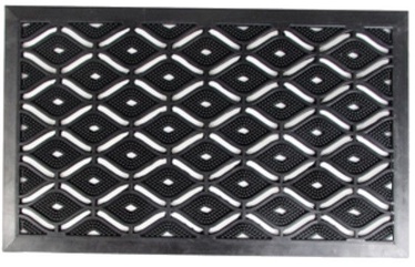 Придверный коврик Ricco Eye-Mat 676-000 Black, 450x750 мм