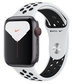 Apple Watch Nike Series 5 44mm GPS Space Gray Aluminum Case with Pure Platinum Black Band Cellular