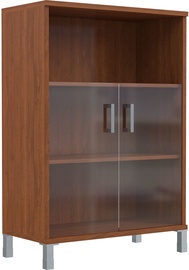 Skyland Born Shelf B 420.5 With Small Glass Doors Garda Walnut