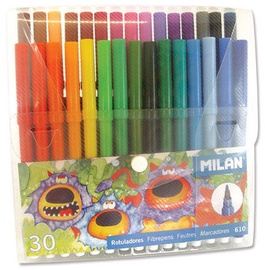 Milan Fine Tipped Fibrepens 30pcs 06CT30