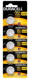 Baterijas Duracell CR2032, CR2032, 3 V, 5 gab.