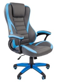 Игровое кресло Chairman Game 22, синий/серый