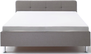Gulta Meise Möbel Amelie Metal Base, pelēka, 200x140 cm