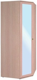 Glazov Milana Corner Wardrobe w/ Mirror Oak