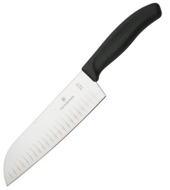 Victorinox Swiss Classic Santoku Knife 17cm Black Blister