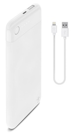 Belkin Boost Charge Power Bank 5000 with Lightning Connector plus Lightning Cable White