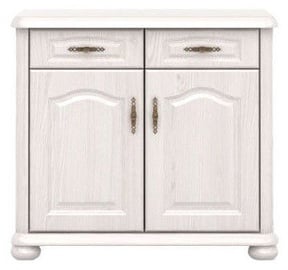 Black Red White Natalia Chest Of Drawers 93.5x85x44cm White