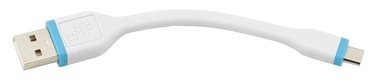 TB Cable USB / Micro USB White 0.12m
