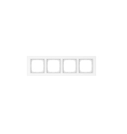 Keturvietis rėmelis VILMA QR1000, baltos spalvos