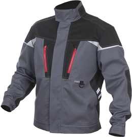 Darba jaka Sara Workwear Expert 10437, melna/pelēka, kokvilna/poliesters, XXL izmērs