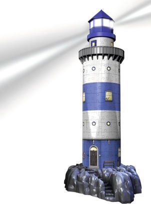 3D пазл Ravensburger Lighthouse - Night Edition 12577, 18.5 см x 20.5 см