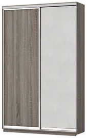 Garant-NV Wardrobe w/3 Sliding Doors & Drawers 180x240x60cm Truffle