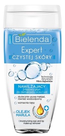 Makiažo valiklis Bielenda Clean Skin Expert Moisturizing 2-phase Eye And Lip Make-up Remover With Marula Oil, 150 ml