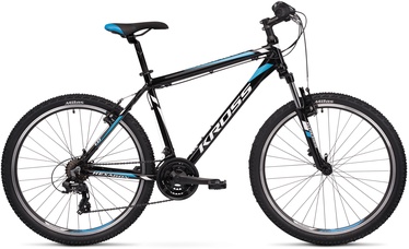 Kross Hexagon 1.0 S 26" Black White Blue Glossy 20