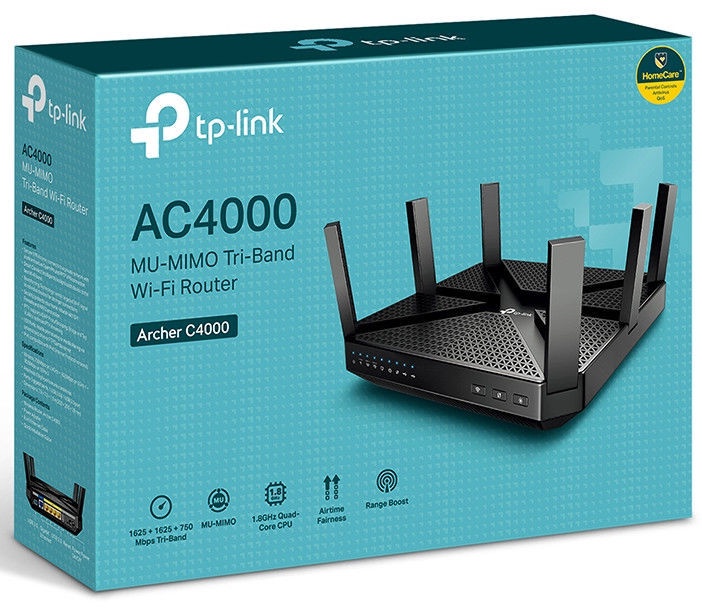 Maršrutizatorius TP-Link Archer C4000 - Senukai.lt