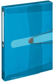 Herlitz Document Box Easy Orga A4 Transparent Blue 11206141