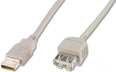 Assmann ExtensionCable USB to USB Grey 1.8m