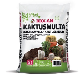 Kaktusų žemė Biolan, 5 l