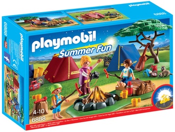 Playmobil Summer Fun Camp Site With LED Fire 6888