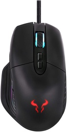 Žaidimų pelė Riotoro Nadix RGB Black, laidinė, optinė